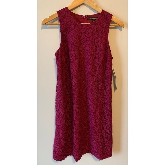 Cynthia Steffe Purple Lace Evening Cocktail Festive Dress Size 4 NWT - Picture 17 of 17